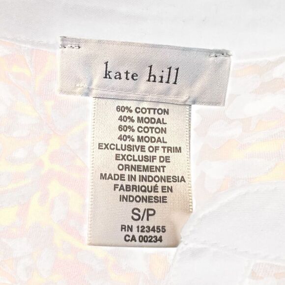 NWT! Kate Hill cheeta print peplum top. Size small - Picture 3 of 7